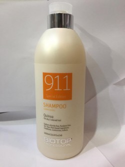 שמפו קינואה 911 1000 מ''ל ללא מלחים biotop ביוטופ