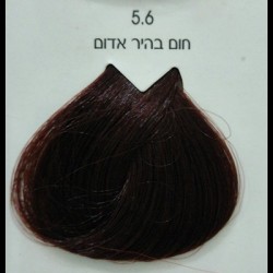 צבע לוריאל 5-6 חום בהיר אדום  LOREAL
