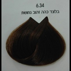 צבע לוריאל 6-34 בלונד כהה זהוב נחושת LOREAL