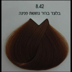 צבע לוריאל 8-42 בלונד בהיר נחושת פנינה LOREAL
