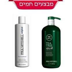 שמפו פול מיטשל 1000 מ"ל + קונדישינר 500 מ"ל PAUL MITCHELL