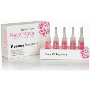  אמפולות טיפול שיער רסקיו שמן ענבים פצ'ולי חבילה 10-10 מ''ל קאווה קאווה KAVA KAVA