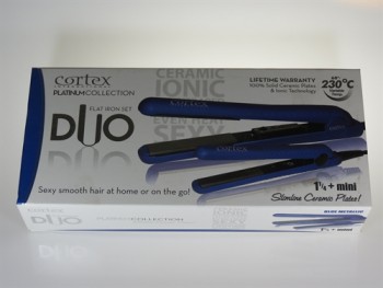 מחליק שיער CORTEX DUO קורטקס זוגי 1 גדול 1 קטן במבצע